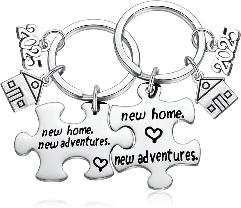 Housewarming Key Chain Gift for New Homeowners and Friends