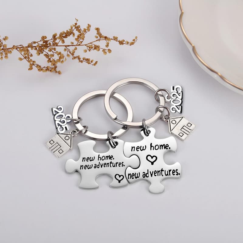 Housewarming Key Chain Gift for New Homeowners and Friends