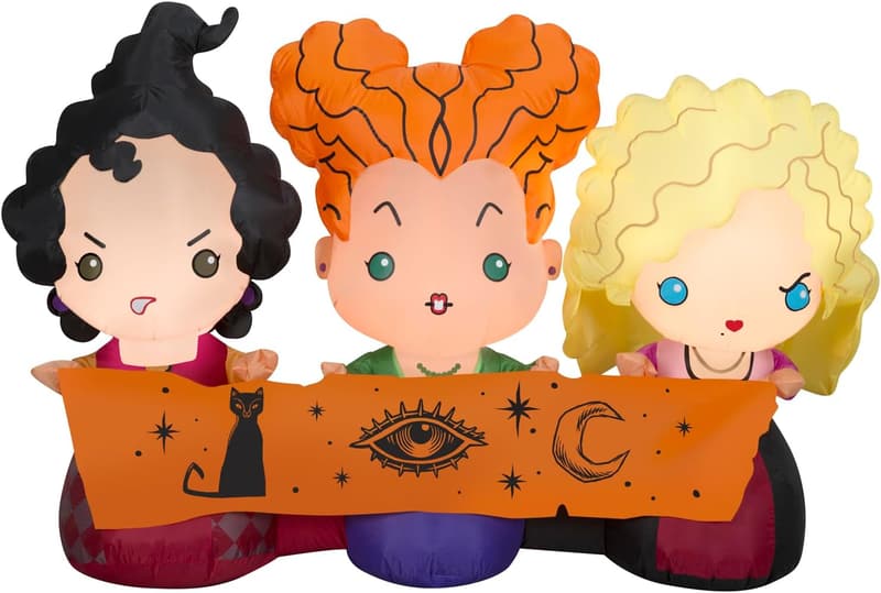 Hocus Pocus Sisters Inflatable Decoration, Multi-Color