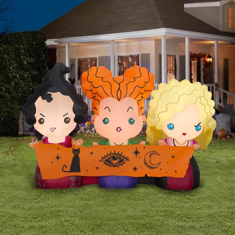 Hocus Pocus Sisters Inflatable Decoration, Multi-Color