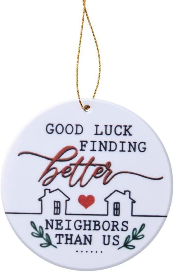 2024 Neighbor Christmas Ornament - Perfect Housewarming Gift