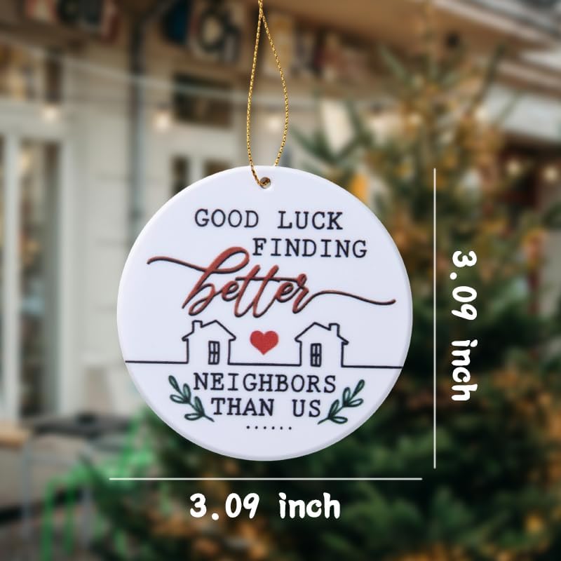 2024 Neighbor Christmas Ornament - Perfect Housewarming Gift