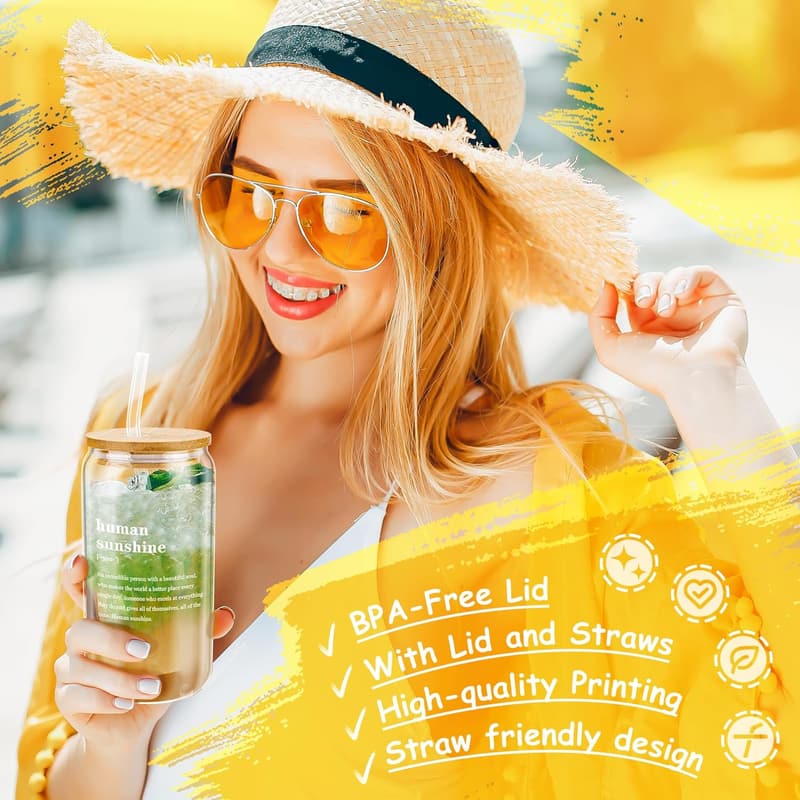 Sunshine Appreciation Gift Box for Women - 12PCS Thank You Basket