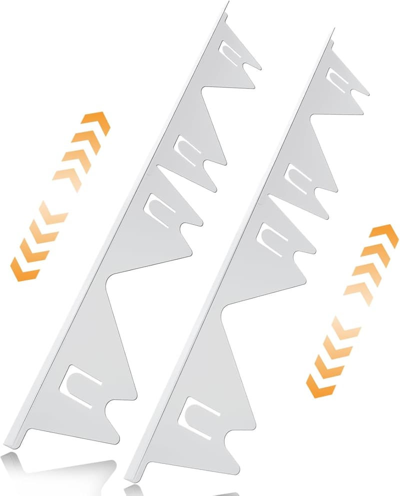 Stove Gap Covers - Stainless Steel, Heat Resistant 2-Pack