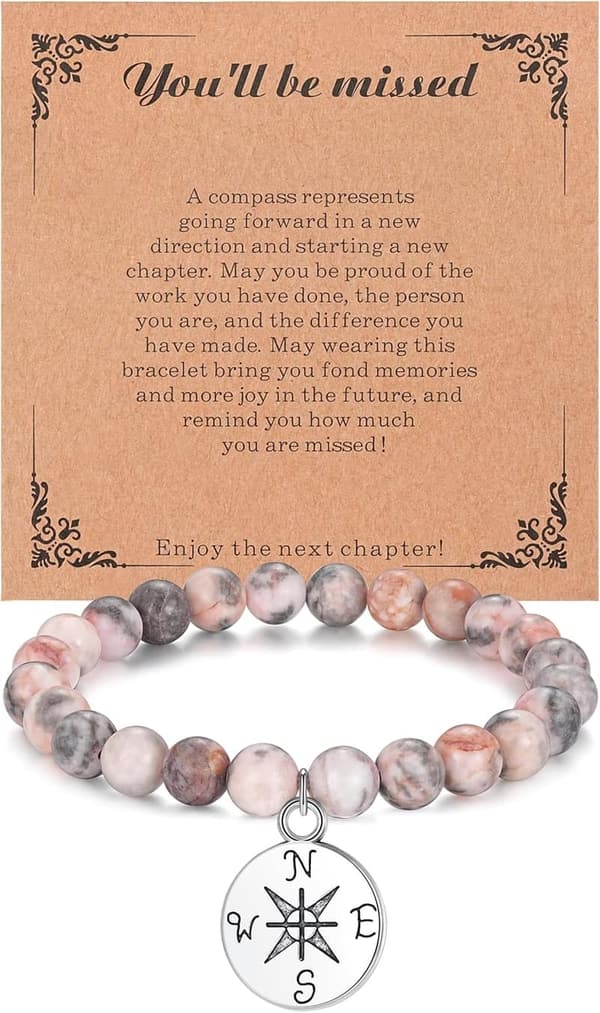 Natural Stone Bracelet - Inspirational Gift for Women