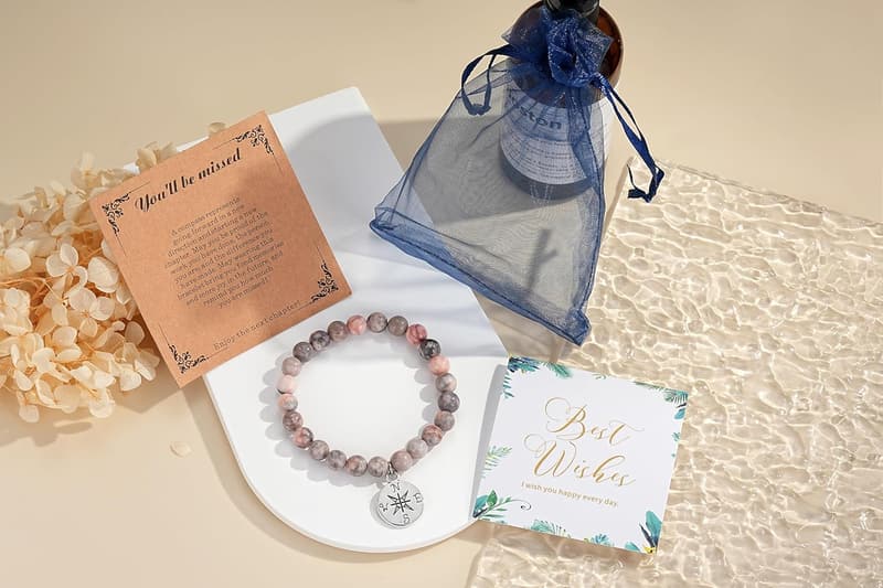 Natural Stone Bracelet - Inspirational Gift for Women