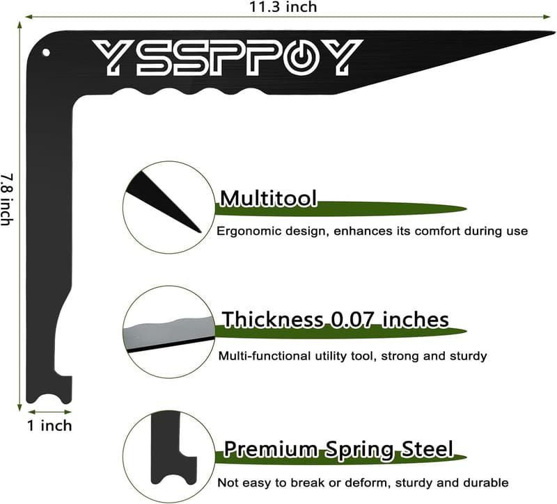3-in-1 Firefighter Pry Bar Tool for First Responders
