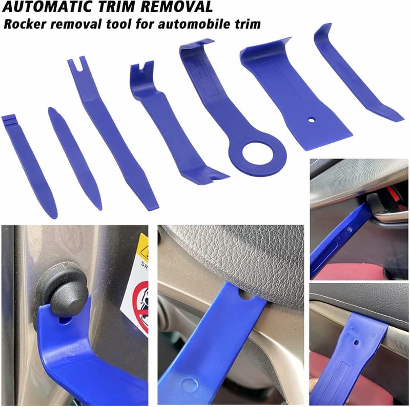 22-Piece Stainless Steel Automotive Tool Set with Pull Hooks