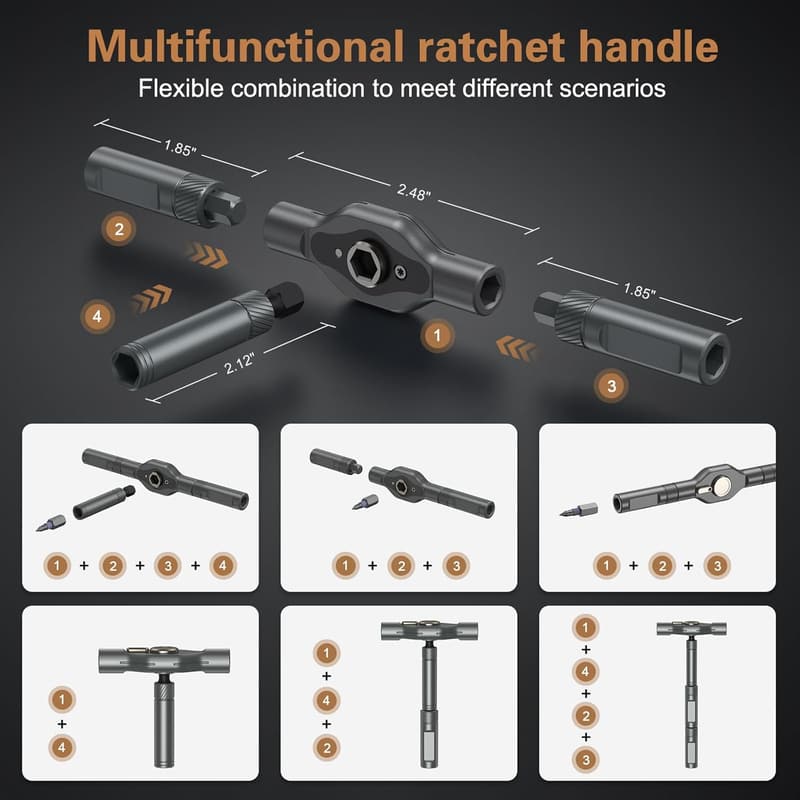 24-in-1 Magnetic Screwdriver Set for DIY Precision Repairs