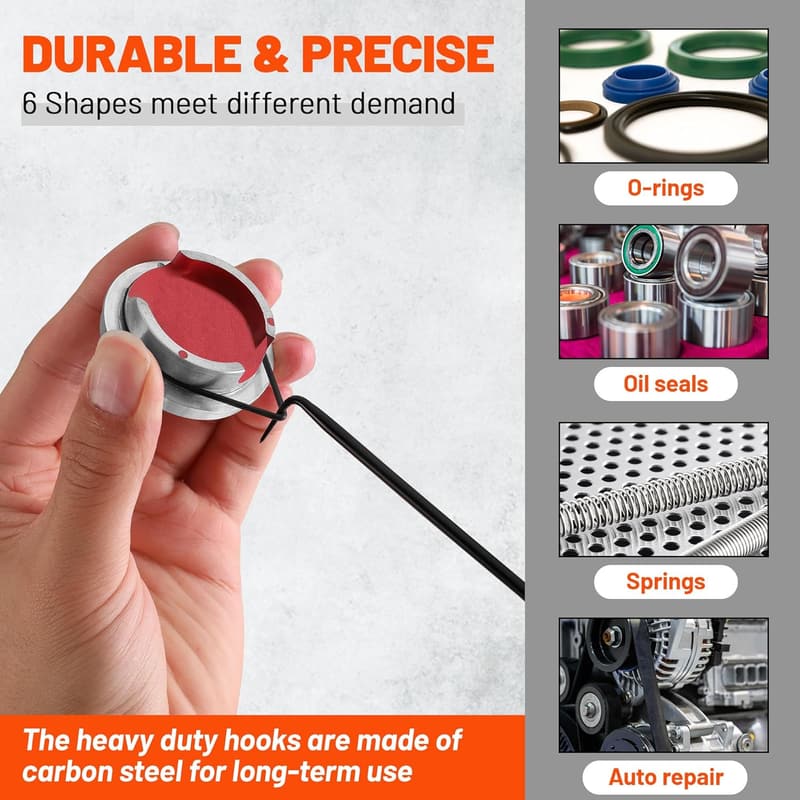 Precision Pick and Hook Set with Tool Bag for Automotive Repair