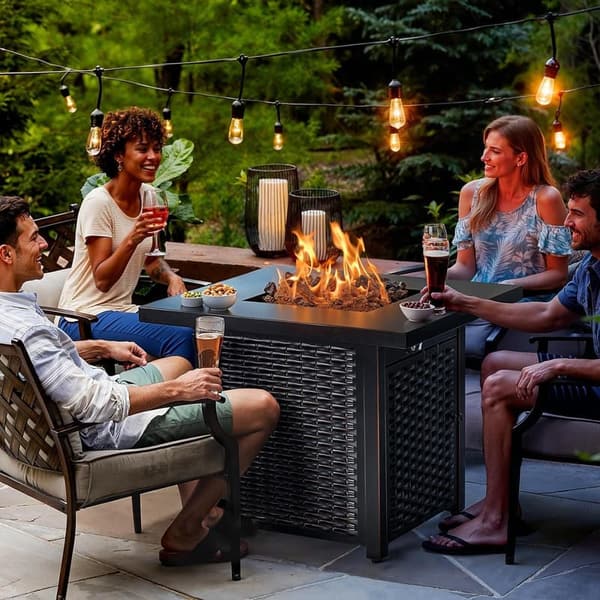 28-Inch CSA-Listed Propane Fire Pit Table for Outdoor Gatherings