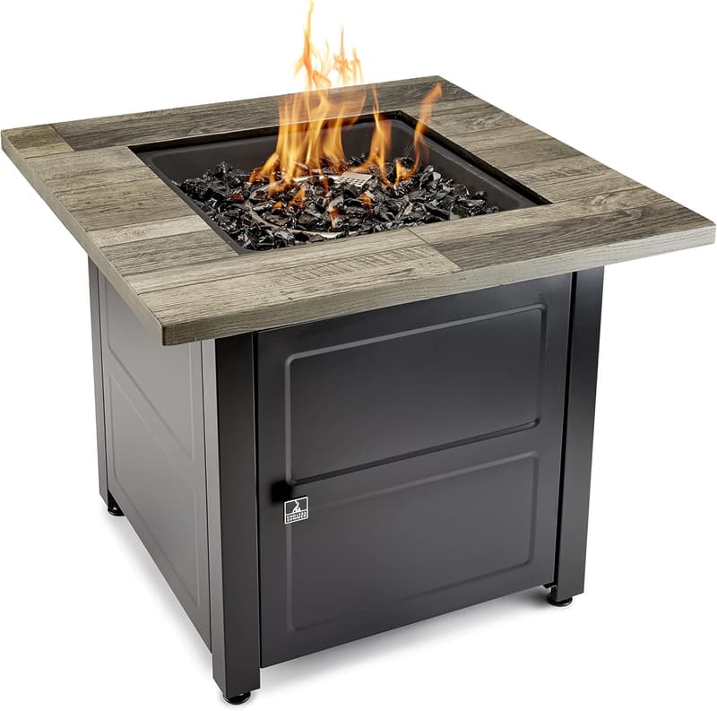 30” Square Gas Fire Table - Carson Brown