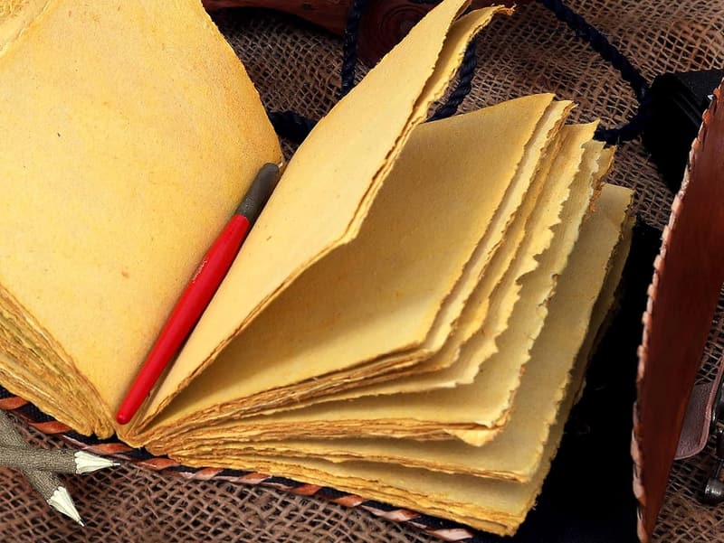 Hocus Pocus Spellbook Leather Journal – Halloween & Gift Decoration