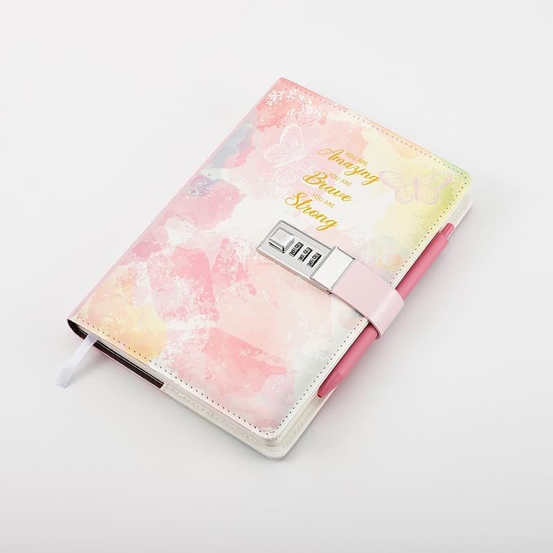 Locked Journal with Pen & Stickers - Birthday Gift for Girls