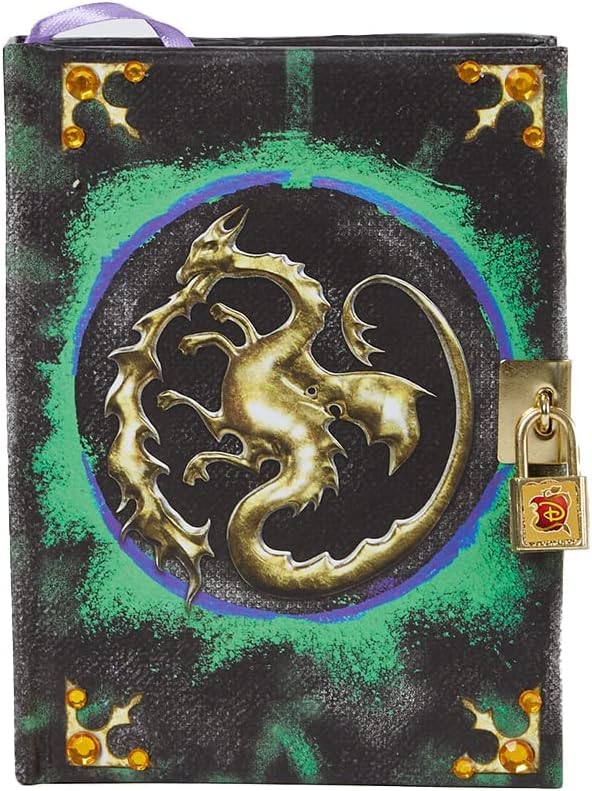 Disney Mal's Diary Journal with Secret Lock and Key