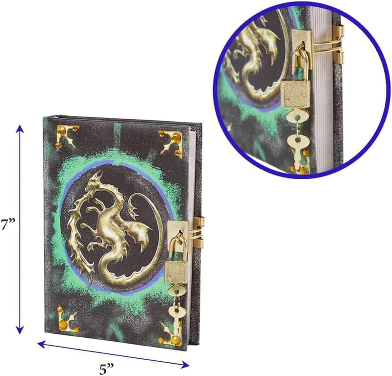 Disney Mal's Diary Journal with Secret Lock and Key