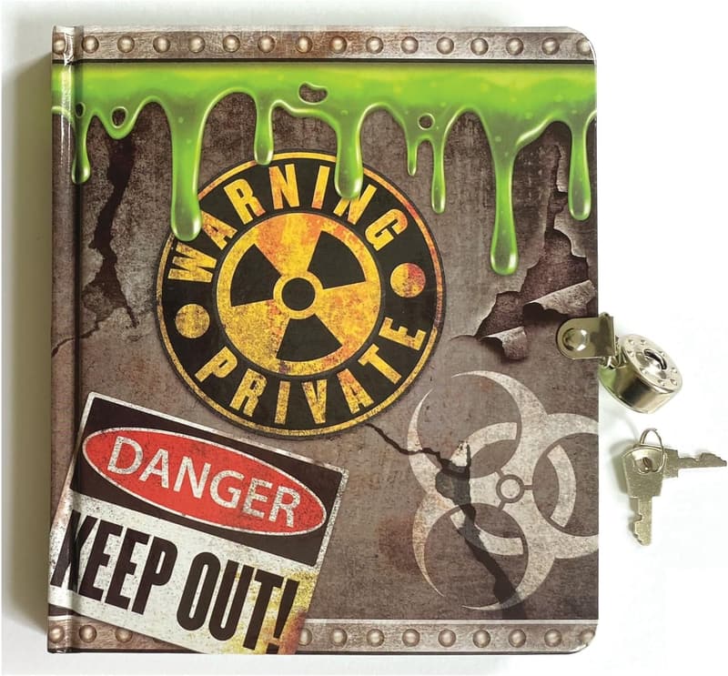 Glow-in-the-Dark Lock & Key Diary for Kids