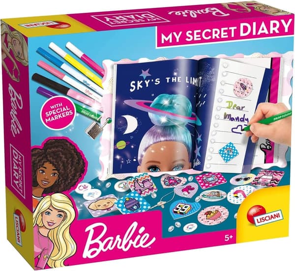 Barbie My Secret Diary Creative Game for Kids, Multicoloured