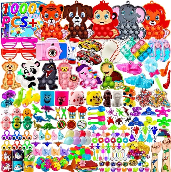 Kids' Birthday Fidget Toy Party Favors – 1000 PCS Bulk Set