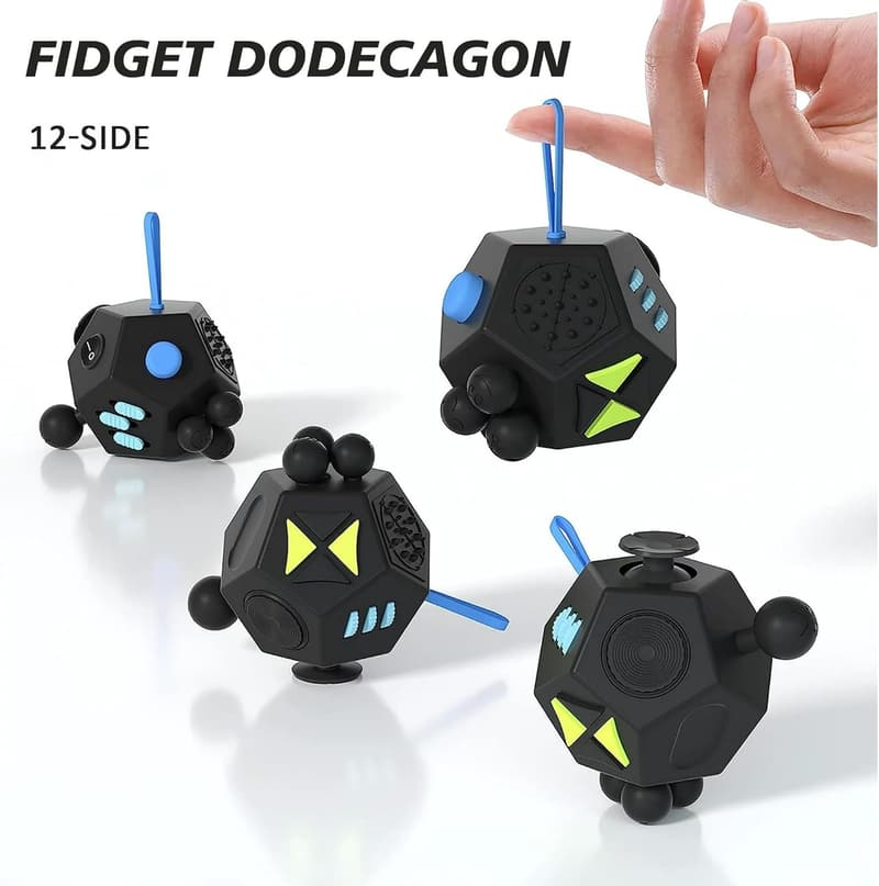 Fidget Dodecagon Stress Relief Cube for Kids & Adults