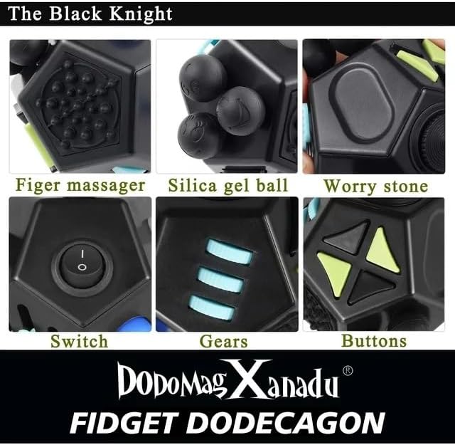 Fidget Dodecagon Stress Relief Cube for Kids & Adults