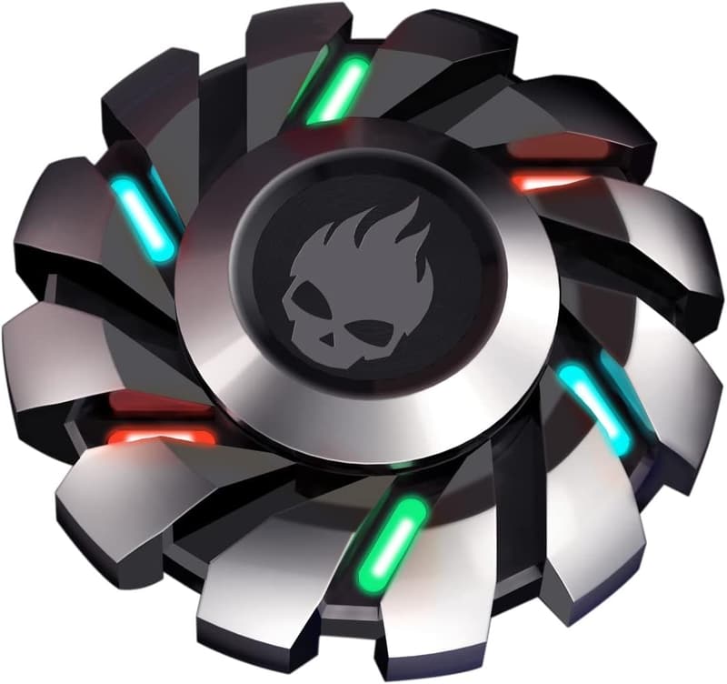 Glow-in-the-Dark Metal Fidget Spinner for Kids & Adults