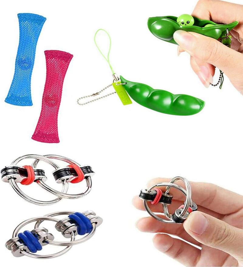 Fidget Stress Toys Set for Adults & Teens - 6 Pieces