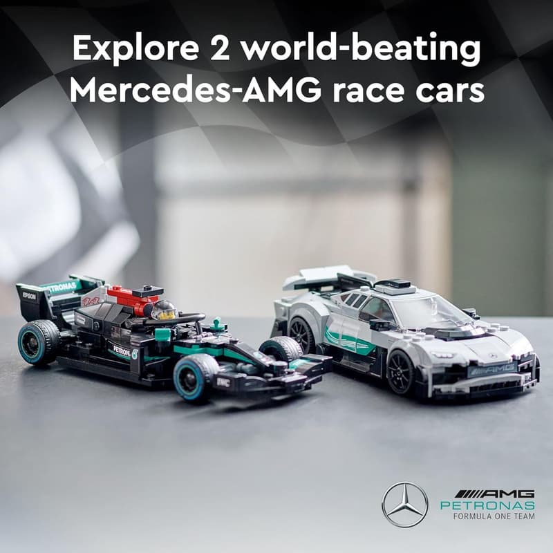 LEGO Mercedes-AMG F1 Race Car Building Kit for Kids & Teens