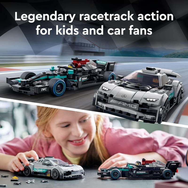 LEGO Mercedes-AMG F1 Race Car Building Kit for Kids & Teens