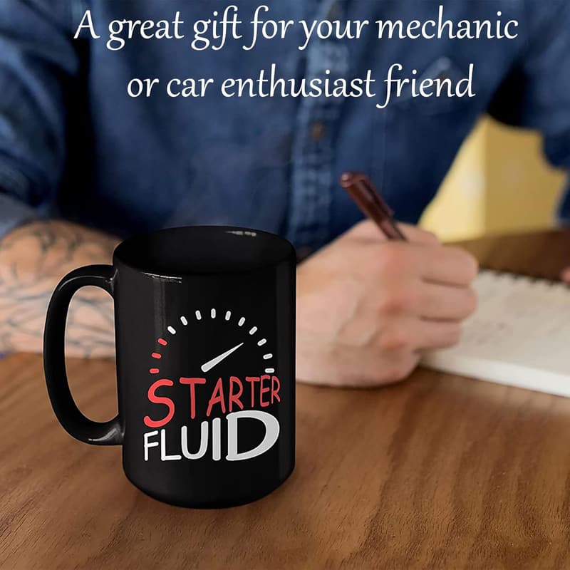 Funny Mechanic Mug for Dad - 15oz Car Enthusiast Gift
