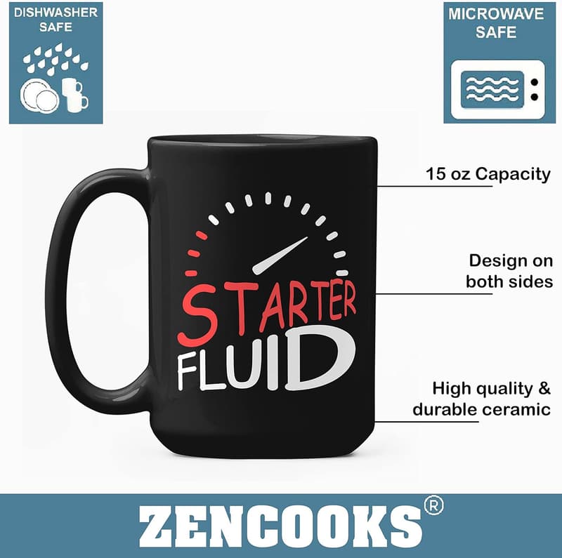Funny Mechanic Mug for Dad - 15oz Car Enthusiast Gift