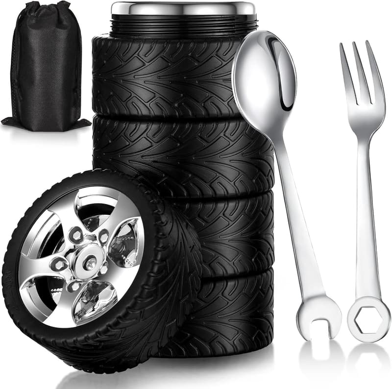Father's Day Stainless Steel Water Bottle Set for Men