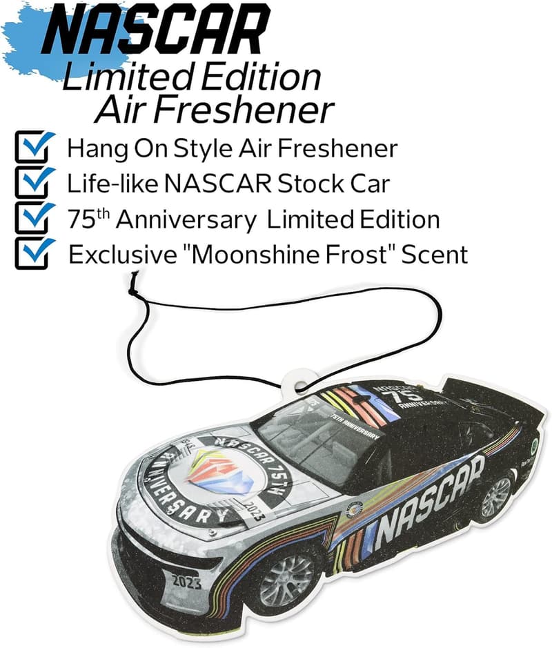 NASCAR 75th Anniversary Moonshine Frost Air Freshener Set