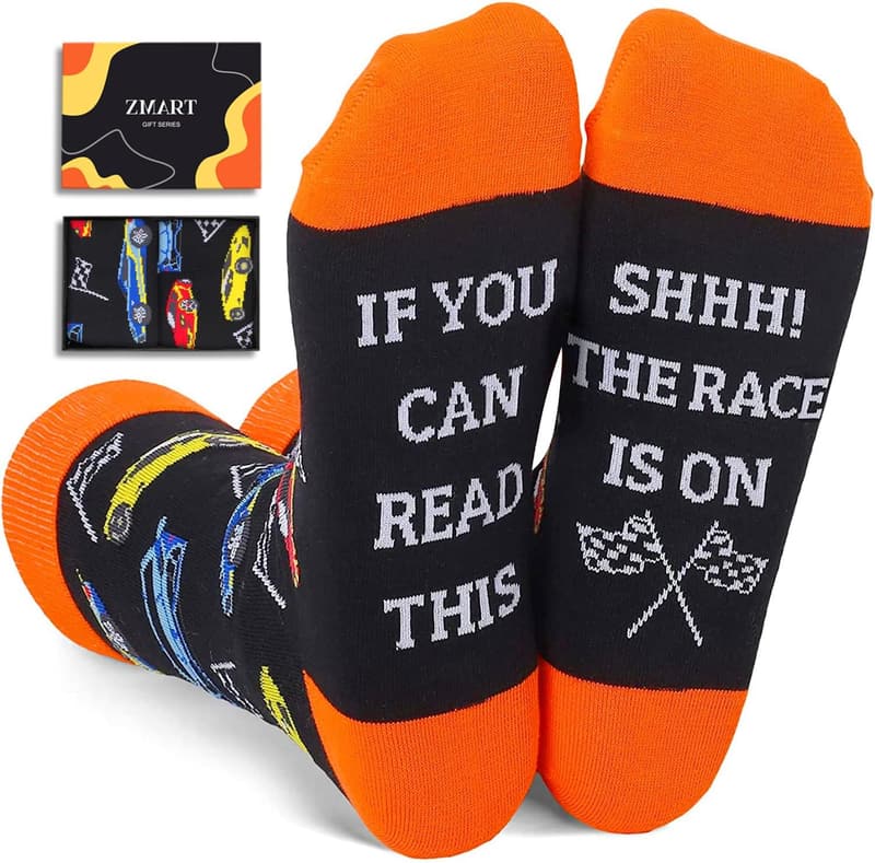 Motorcycle & Airplane Socks for Adults - Fun Transportation Gifts