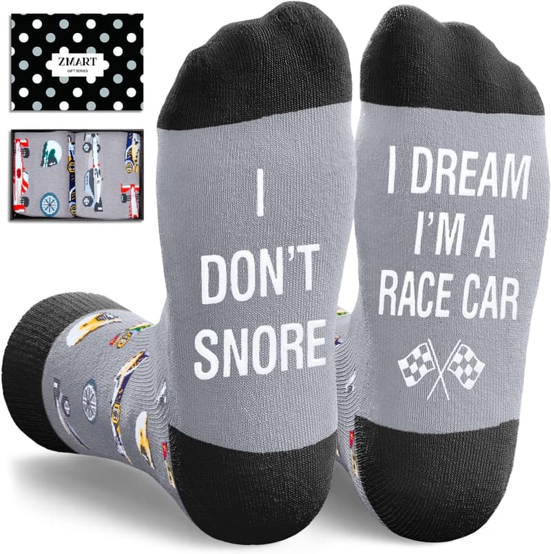 Tractor Trucking Socks - Funny Novelty Gifts for Men and Teens