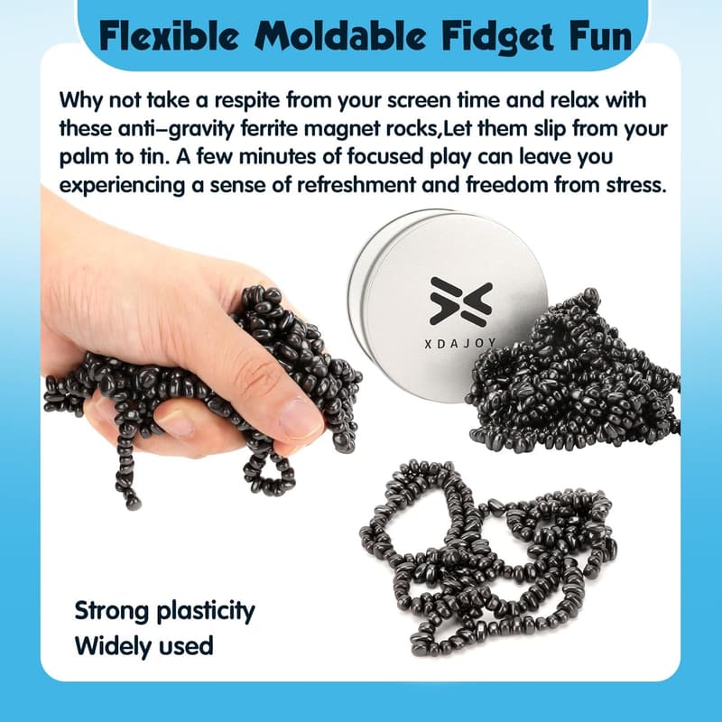 Magnetic Putty with 600+ Mini Magnet Balls - Office Fidget Toy