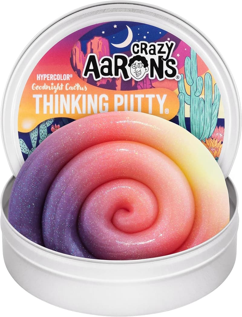 Goodnight Cactus Thinking Putty - Multi-Color Stress Relief for All