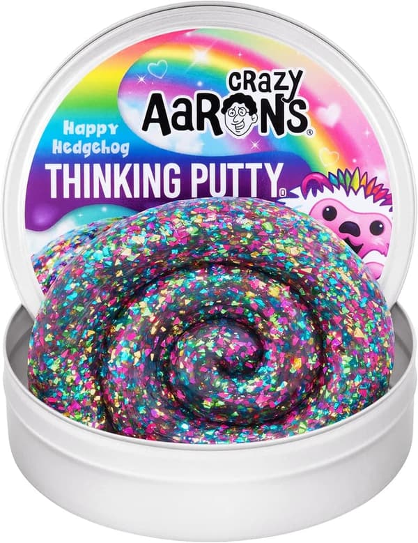 Happy Hedgehog Thinking Putty - Multi-Color Sensory Therapy Toy