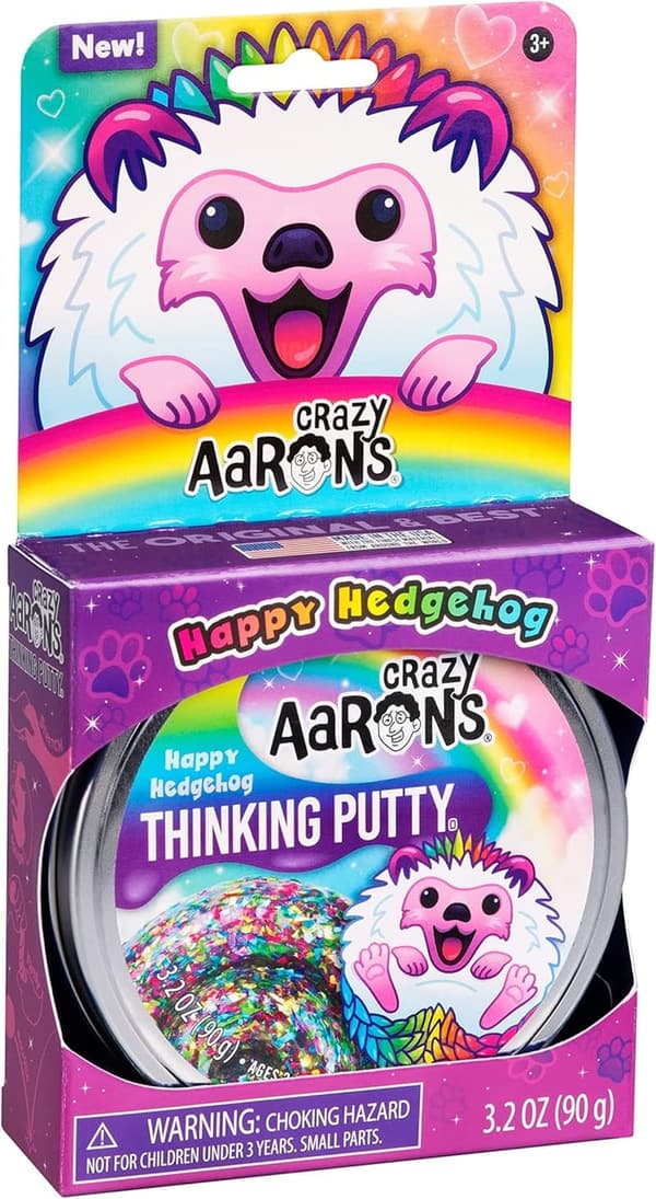 Happy Hedgehog Thinking Putty - Multi-Color Sensory Therapy Toy