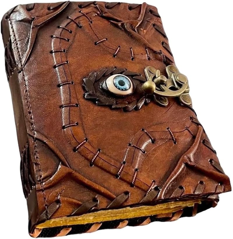 Hocus Pocus Spell Book with Lock - Halloween Witch Decor