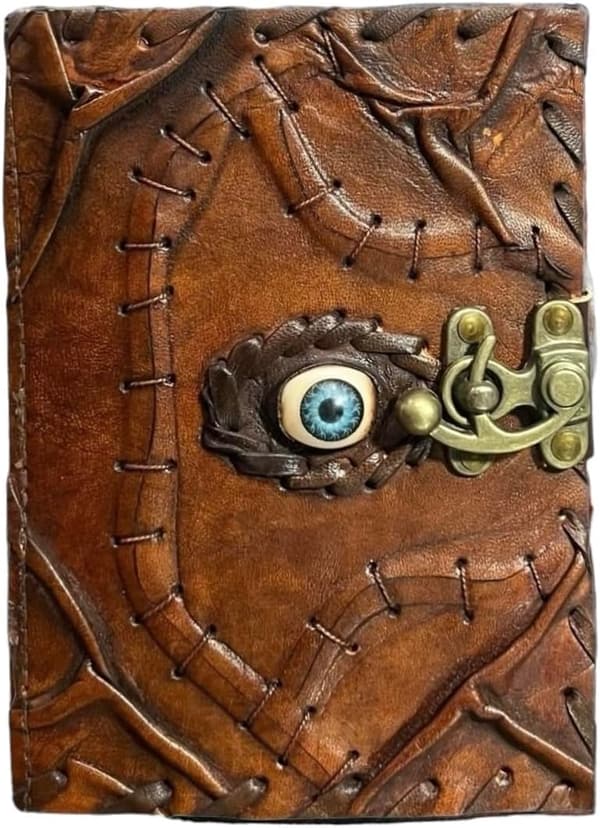 Hocus Pocus Spell Book with Lock - Halloween Witch Decor