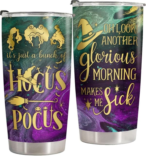 Valentine's Day Hocus Pocus 20 oz Stainless Steel Tumbler