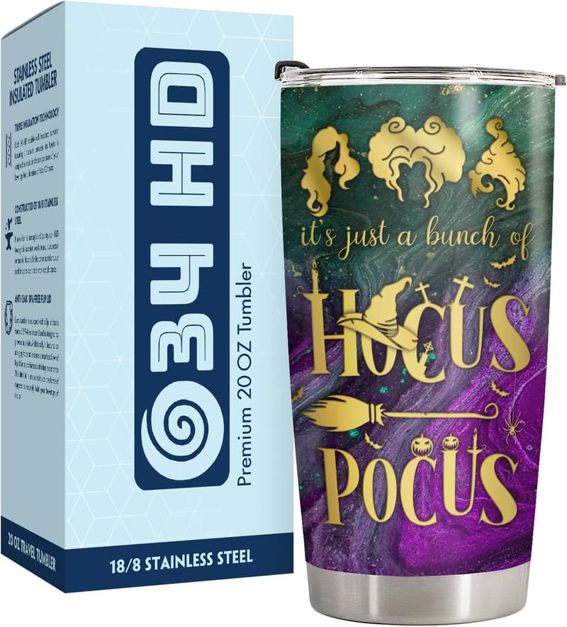Valentine's Day Hocus Pocus 20 oz Stainless Steel Tumbler