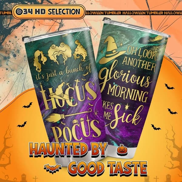 Valentine's Day Hocus Pocus 20 oz Stainless Steel Tumbler