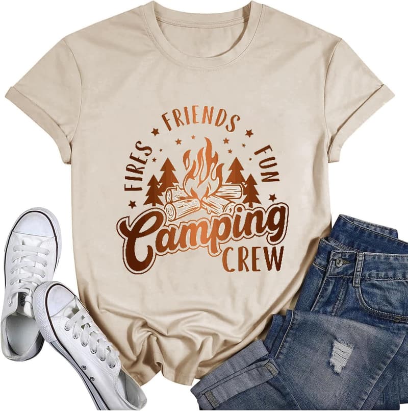 Women's Funny Graphic T-Shirt for Hiking Adventures