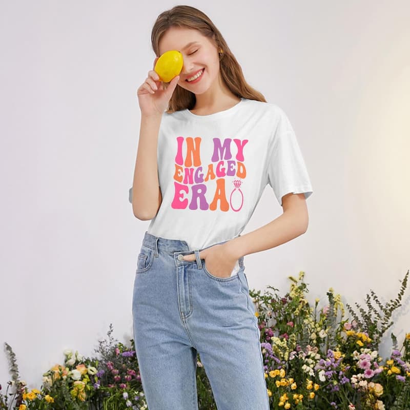 Engagement Tee for Women - Groovy Bride Bachelorette Shirt