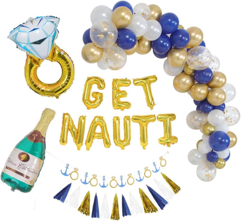Nautical Bachelorette Party Decorations Set