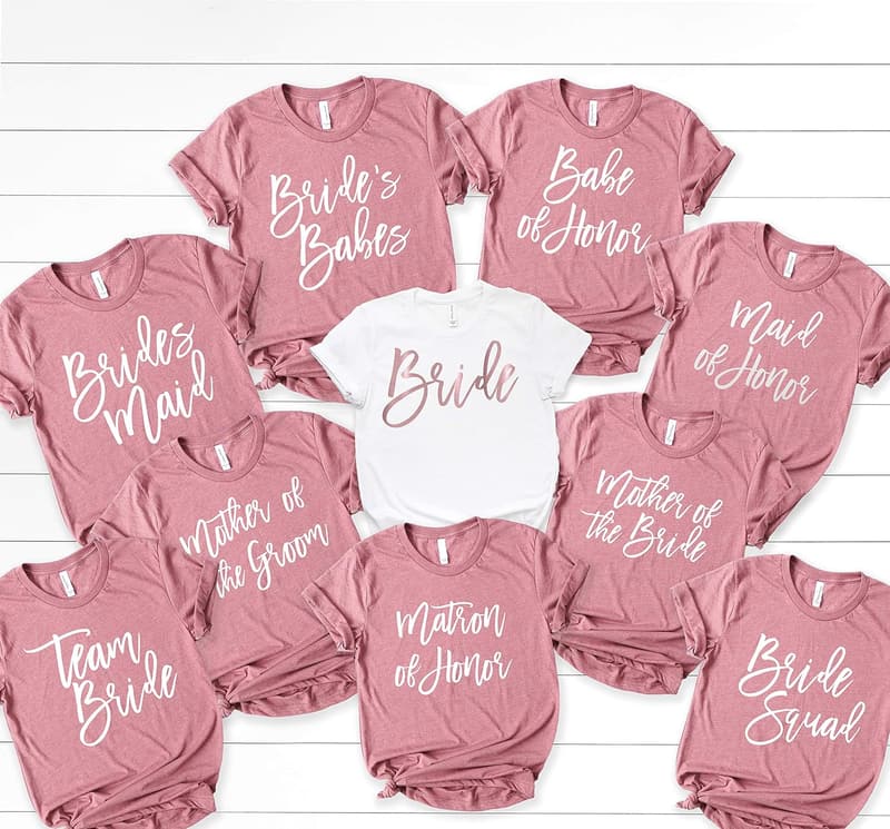 Bachelorette Party Bridal T-Shirt for Bridesmaid Proposals