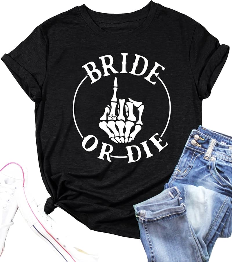 Bachelorette Party Bride Shirt - Casual Bridal Gift Tee
