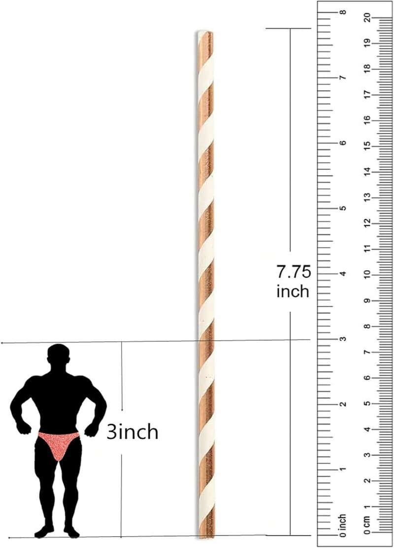 Bachelorette Party Stripper Pole Dancer Straws - 24 Pack